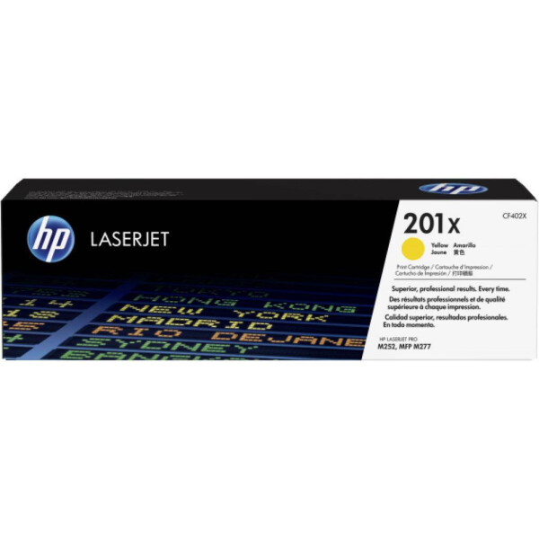 

Картридж HP CLJ 201X Yellow (CF402X)