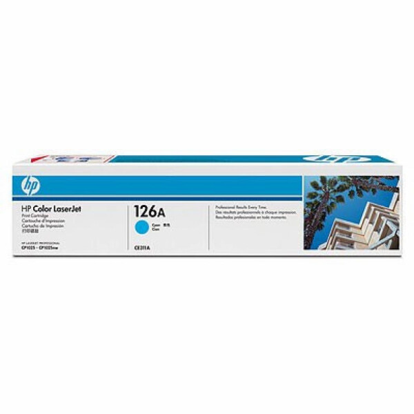 

Картридж HP CLJ 126A Cyan, для CP1025 (CE311A)