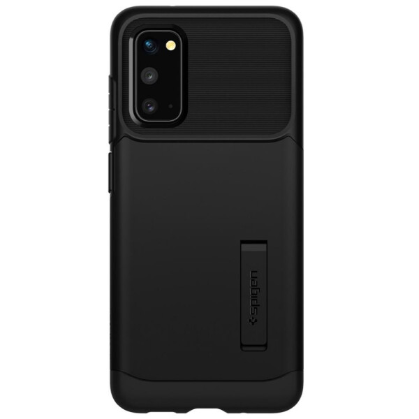 

Чехол для мобильного телефона Spigen Galaxy S20 Slim Armor, Black (ACS00658)