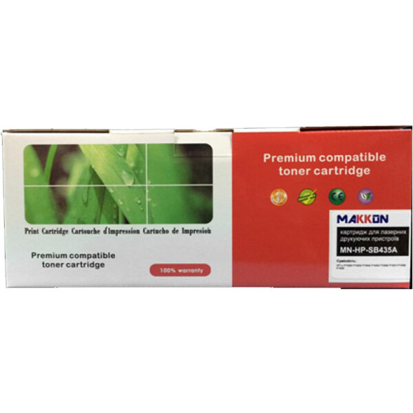 

Картридж Makkon HP LJ CB435A 1.5k Black (MN-HP-SB435A)
