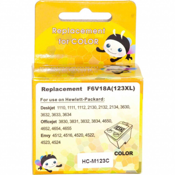 

Картридж MicroJet для HP №123XL Color (HC-M123C)