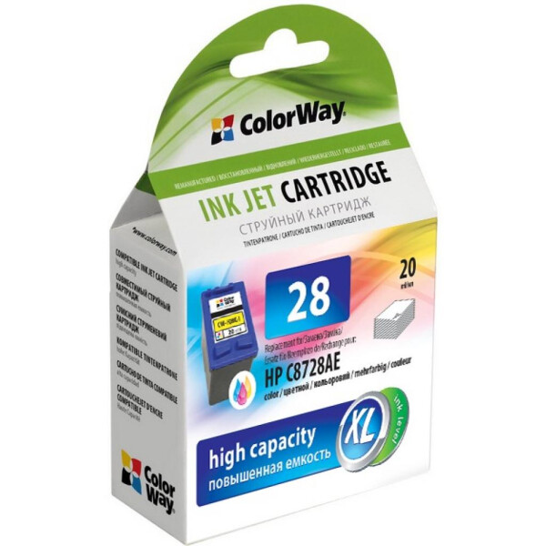 

Картридж ColorWay HP №28XL color (C8728AE) ink level (CW-H28XL-I)