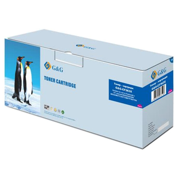 

Картридж G&G для HP CLJ M552dn/M553dn/n/x Magenta (9.5K) (G&G-CF363X)