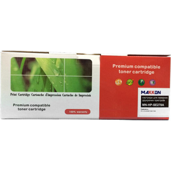 

Картридж Makkon HP LJ CE278A 2.1k Black (MN-HP-SE278A)