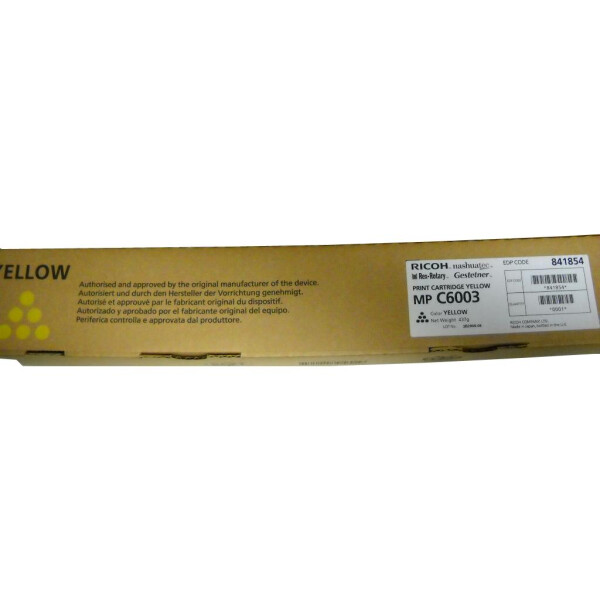 

Тонер-картридж Ricoh MPC6003 YELLOW 22.5К (841854)