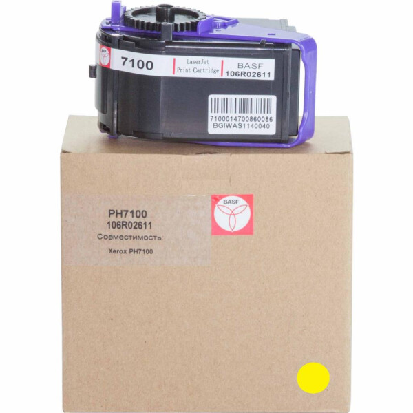 

Картридж BASF для Xerox Phaser 7100 Yellow (KT-106R02611)