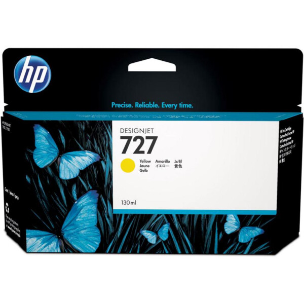

Картридж HP DJ No.727 DesignJet T1500/T920 Yellow, 130 ml (B3P21A)