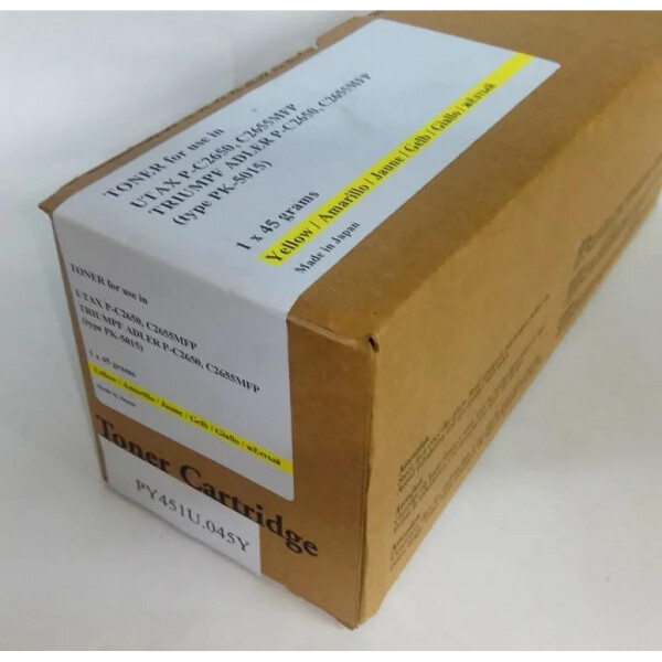 

Тонер-картридж Tomoegawa UTAX/TRIUMPF PK-5015Y Yellow + chip (PY451U.045Y)
