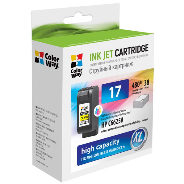

Картридж ColorWay HP №17 color (C6625A) (CW-H17C)