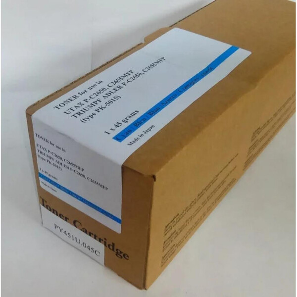 

Тонер-картридж Tomoegawa UTAX/TRIUMPF PK-5015C Cyan + chip (PY451U.045C)