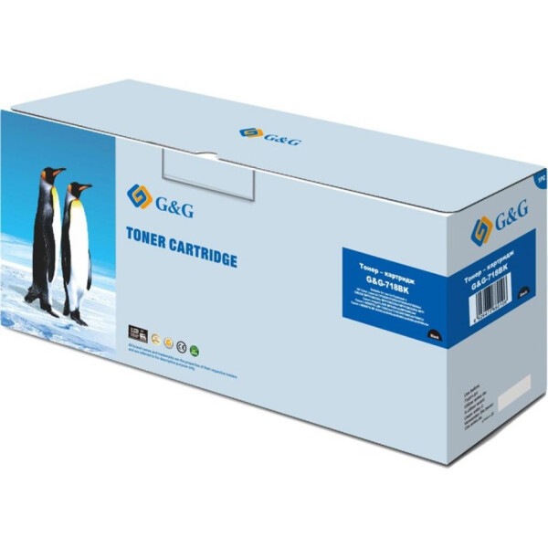 

Картридж G&G Canon 718 Black, для LBP-7200/7210/7660/7680, HP CC530A (G&G-718BK)