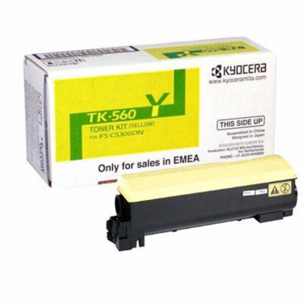 

Тонер-картридж Kyocera TK-560Y yellow (Для FFS-C5300DN)10K (1T02HNAEU0)