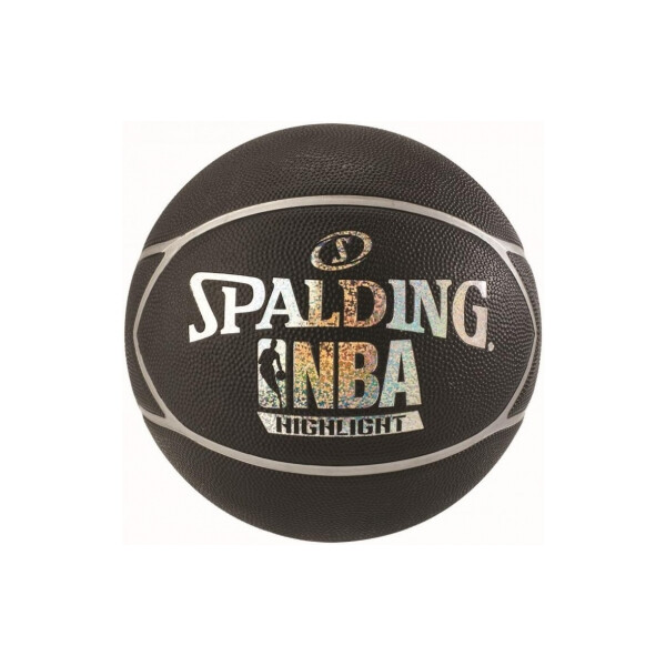 

Мяч баскетбольный Spalding NBA Highlight Black/Silver №7