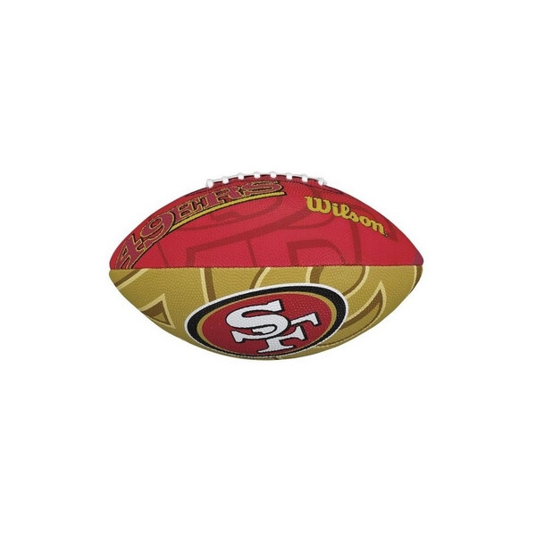 

для американского футбола Wilson NFL JR Team Logo FB SF SS18 (WTF1534XBSF)