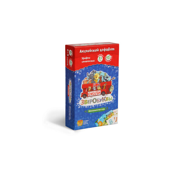 

Игра настольная Зверобуквы English