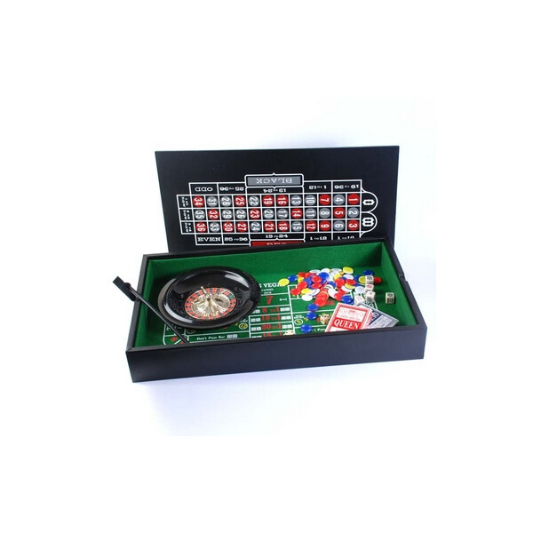 

Набор настольных игр 2 в 1 (рулетка и мини покер с фишками) Duke 38-2820