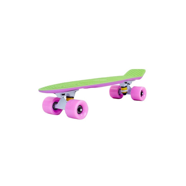 

Пенни борд Penny Rubber Soft Twin Fish 22in салатовый/фиолетовый