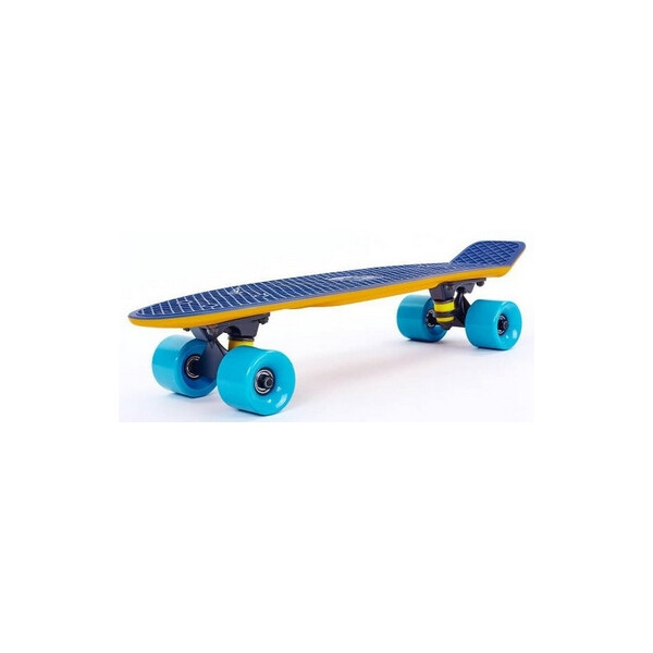 

Пенни борд Penny Rubber Soft Twin Fish 22in синий/желтый