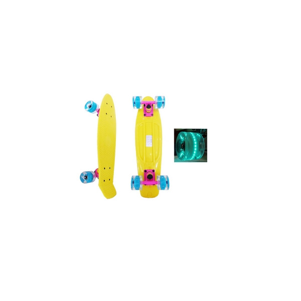 

Пенни борд Penny Wheels Fish SK-405-1 желтый