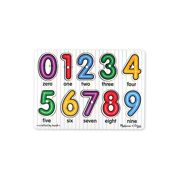 

Пазл «загляни под число» Melissa & Doug