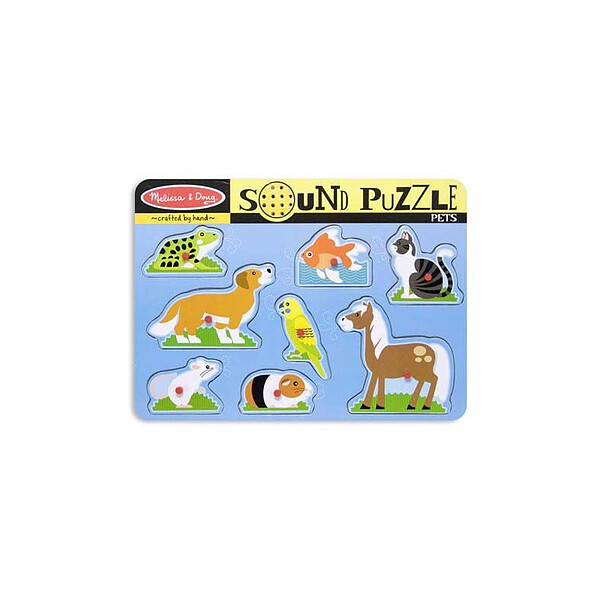 

Пазл звуковой «Домашние животные» Melissa & Doug