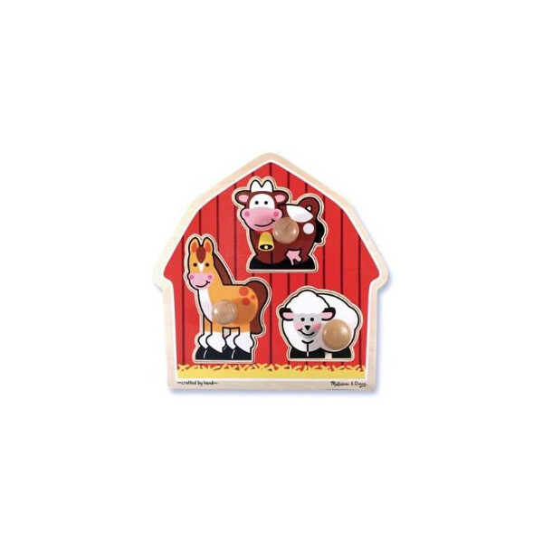 

Пазл формовой «Животные с фермы» Melissa & Doug