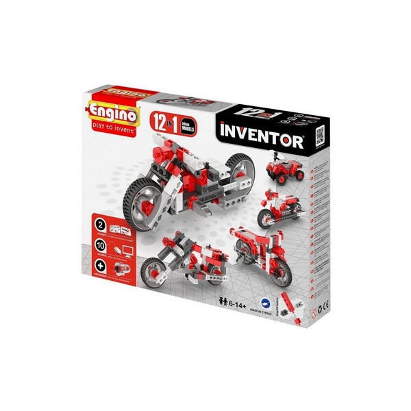 

Конструктор Engino Inventor 12 в 1 "Мотоциклы" 1232