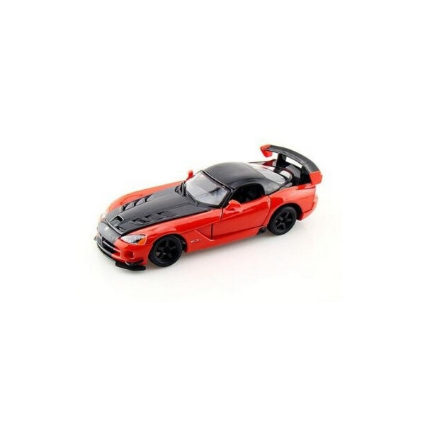

Машина игрушечная Bburago Dodge Viper SRT10 ACR (оранжево-черный металлик, красно-черный металлик, 1:24)