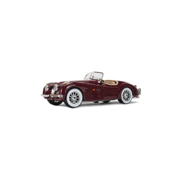 

Машина игрушечная Bburago Jaguar XK 120 (1951) (вишневый, серебристый, 1:24)