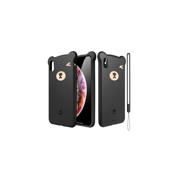 

Чехол-накладка Baseus Bear Silicone Case для Apple iPhone XS Max Black