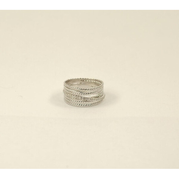 

Кольцо косички Maxi Silver 8495 SE, размер 20