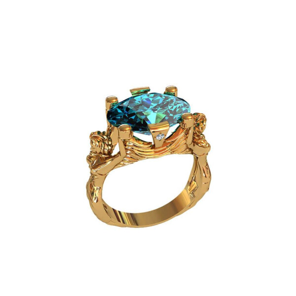 

Кольцо русалки Maxi Silver 8395 SE, размер 18