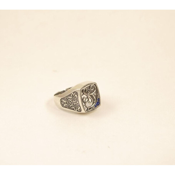 

Печатка с узором Maxi Silver 8261 SE, размер 21.5