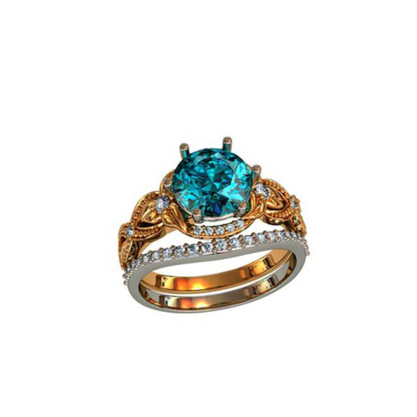 

Кольцо с камнем женское Maxi Silver 8207 SE, размер 16