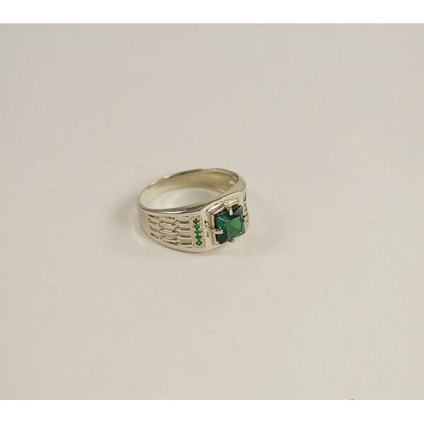 

Печатка с квадратным камнем Maxi Silver 6813 SE, размер 22