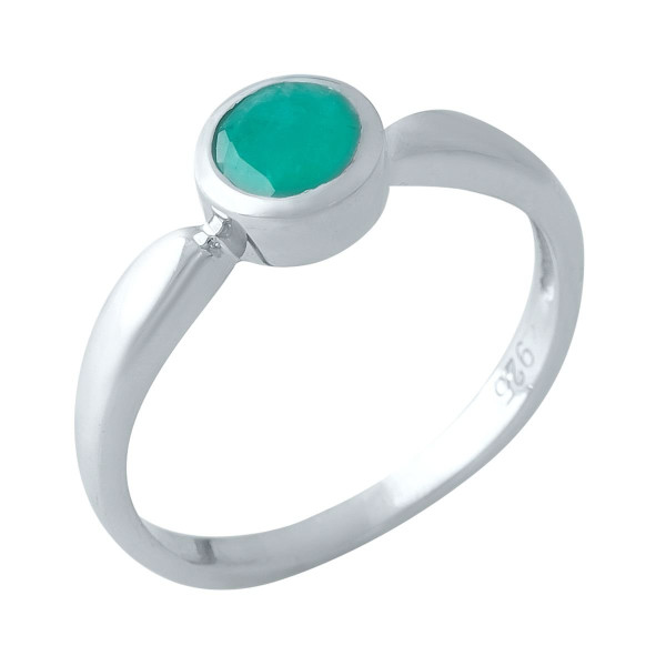 

Кольцо из серебра с изумрудом, размер 17.5 (1678107)