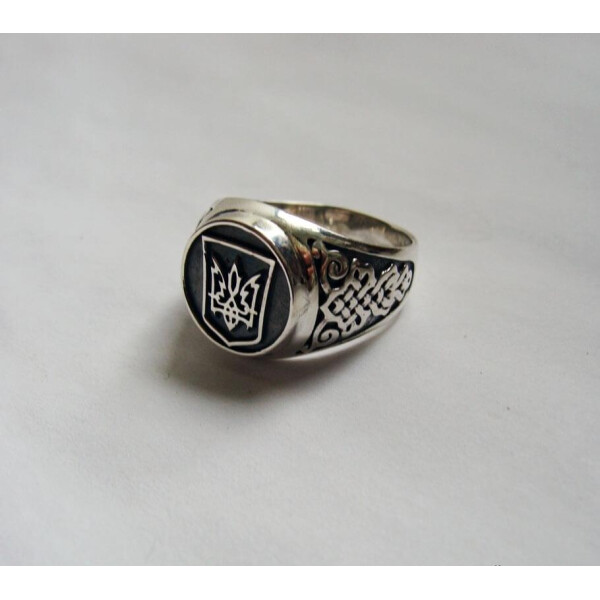 

Колечко с Украинским гербом Maxi Silver 5922 SE, размер 18.5