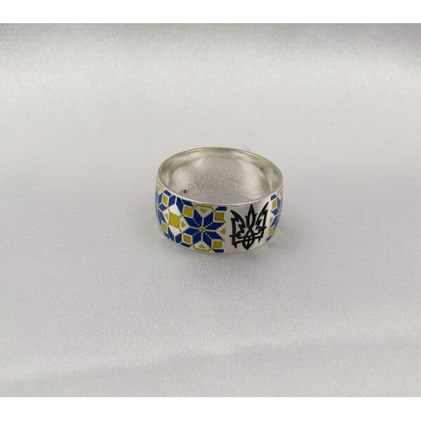 

Кольцо в виде вышиванки Maxi Silver 5560 SE, размер 15.5