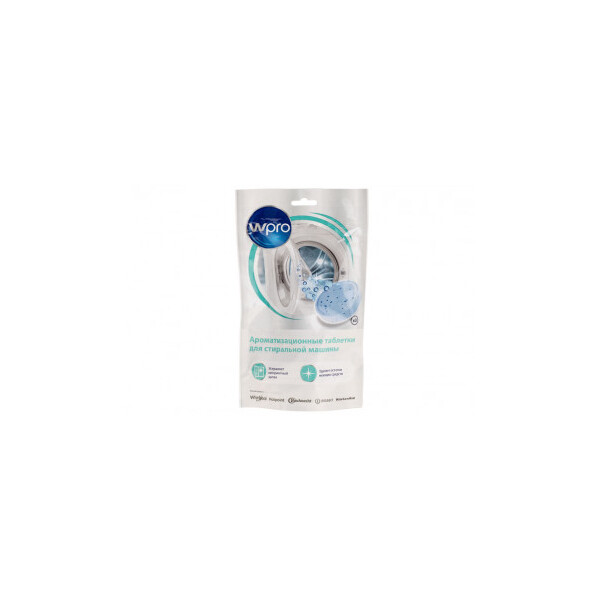 

Whirlpool Таблетки (3шт.) для дезинфекции стиральной машины (484000008492)