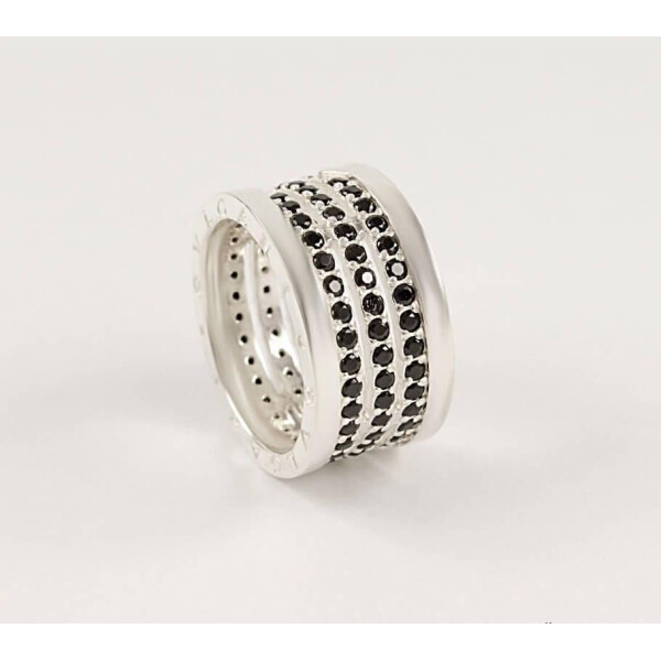 

Кольцо с черными камнями Maxi Silver 3648 SE, размер 22