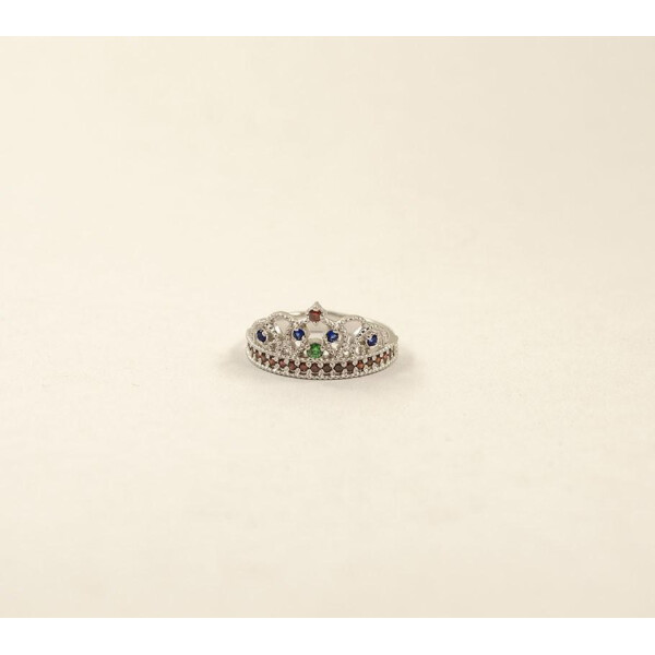 

Кольцо в виде короны золотое Maxi Silver 3474 SE, размер 20