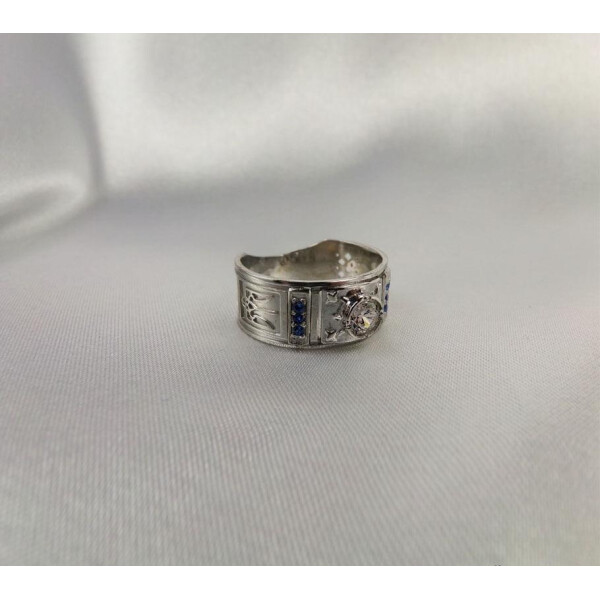 

Мужская печатка Герб Украины Maxi Silver 2714 SE, размер 19.5