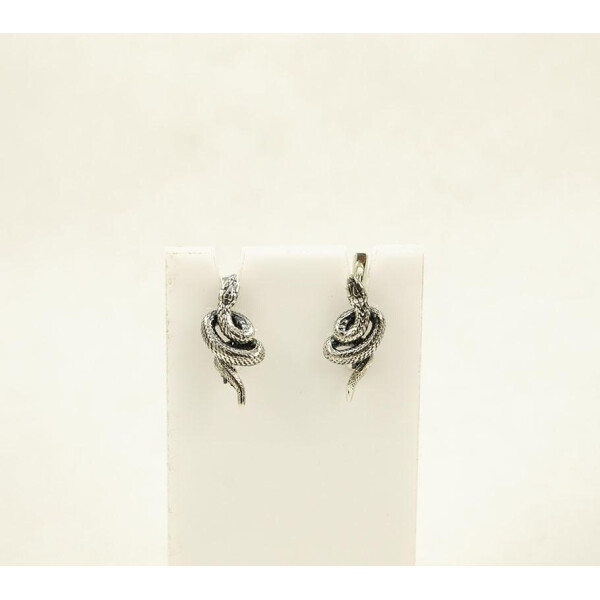 

Серьги в виде змеи Maxi Silver 8885