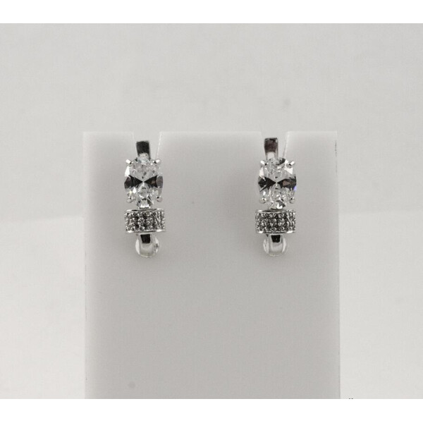 

Серьги в наличии с белыми камнями Maxi Silver 7943/1