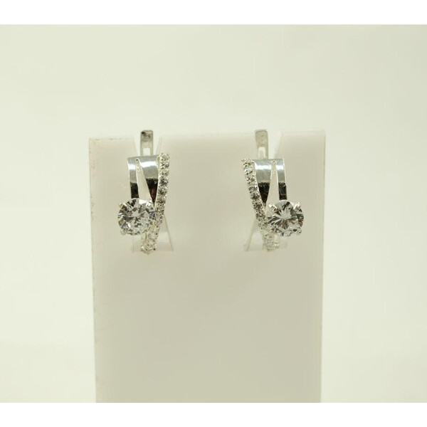

Сережки двойные Maxi Silver 8619