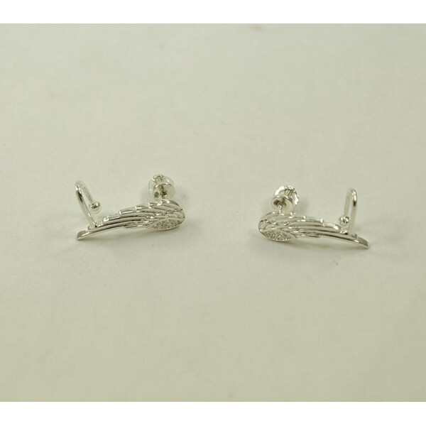 

Серьги каффы крылья Maxi Silver 8618