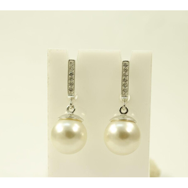 

Сережки с большим жемчугом Maxi Silver 8616