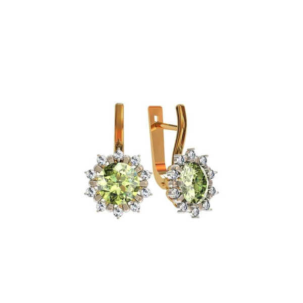 

Серьги с фианитом Maxi Silver 8541