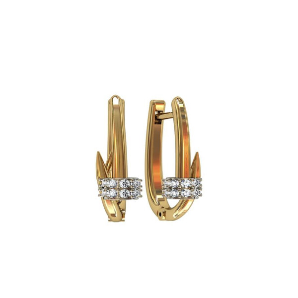 

Серьги гвоздь Maxi Silver 8502