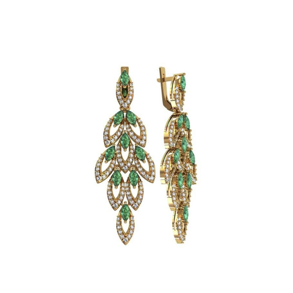 

Сережки маркиз Maxi Silver 8500